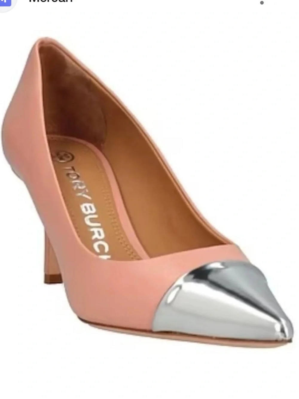 Tory Burch Penelope Cap Toe Pump Size 7